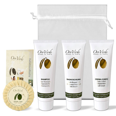 set cosmetico regalo amenities hotel